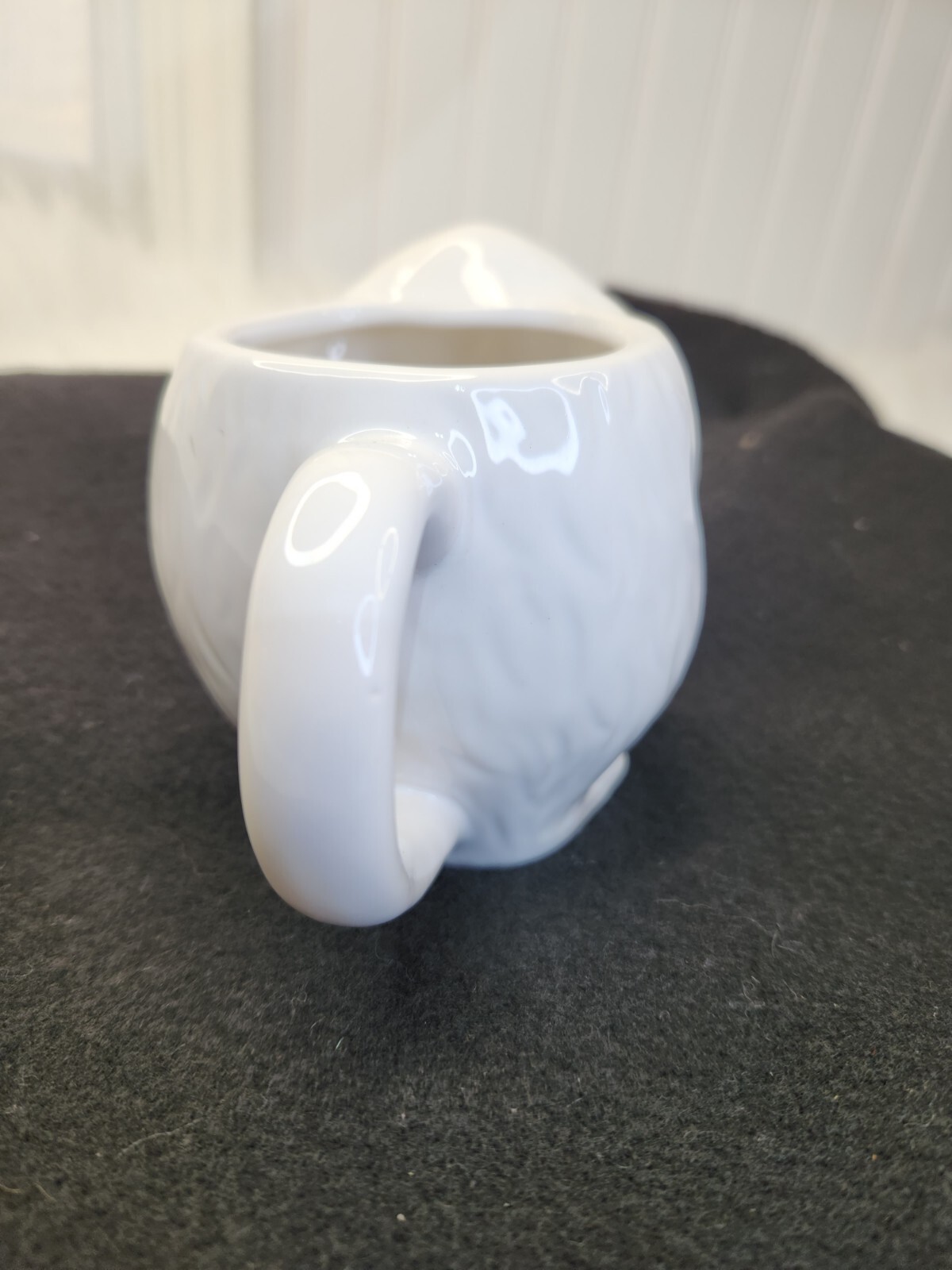 Brightstar Stoneware Figural Bunny Mug White Easter Spring Animal NEW
