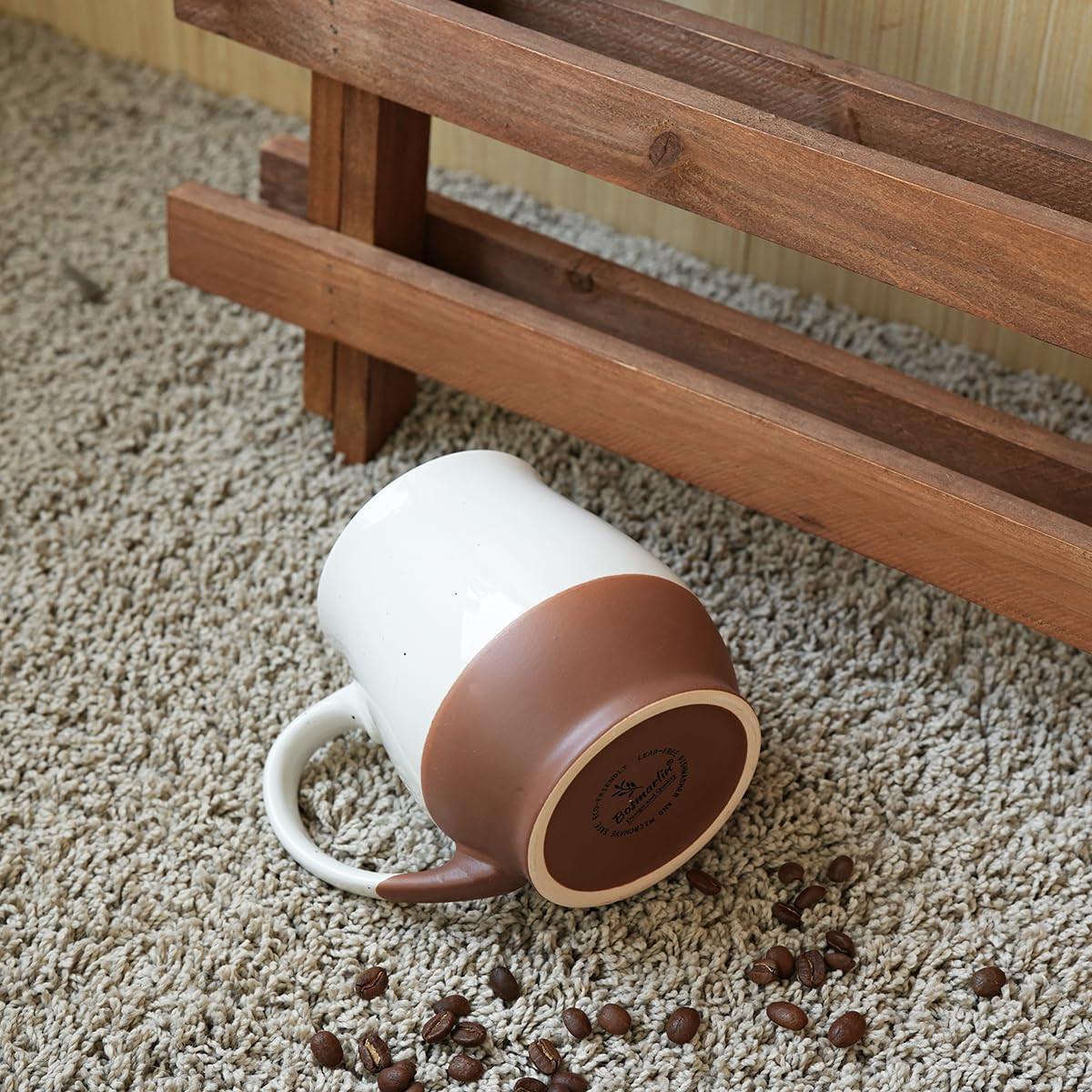 Extra Large Ceramic Coffee Mug, 24 Oz, Dishwasher and Microwave Safe, Big Oversi