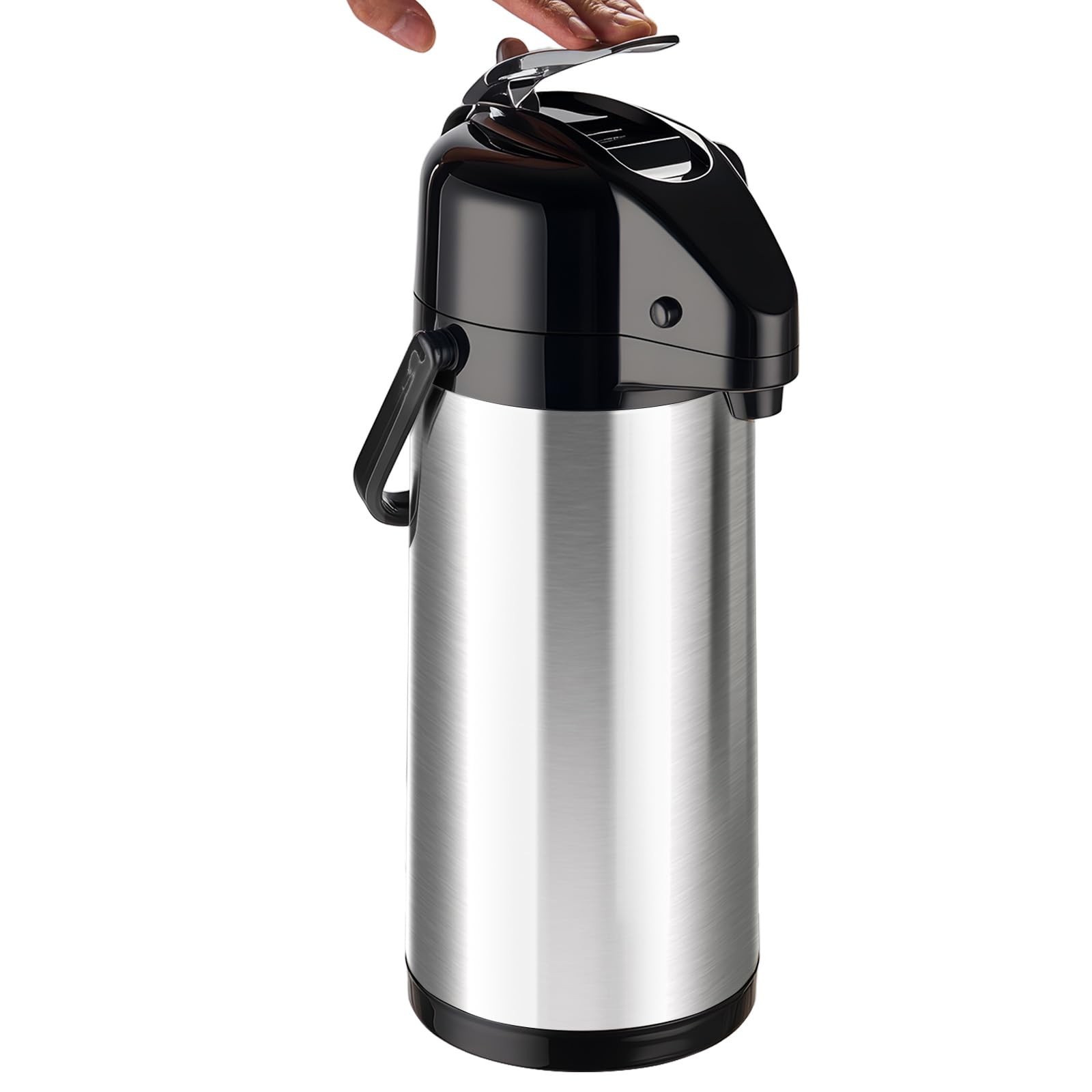 Ratrabas Upgraded Airpot Coffee Carafe with 2.5L, 3L-Stainless Steel Color