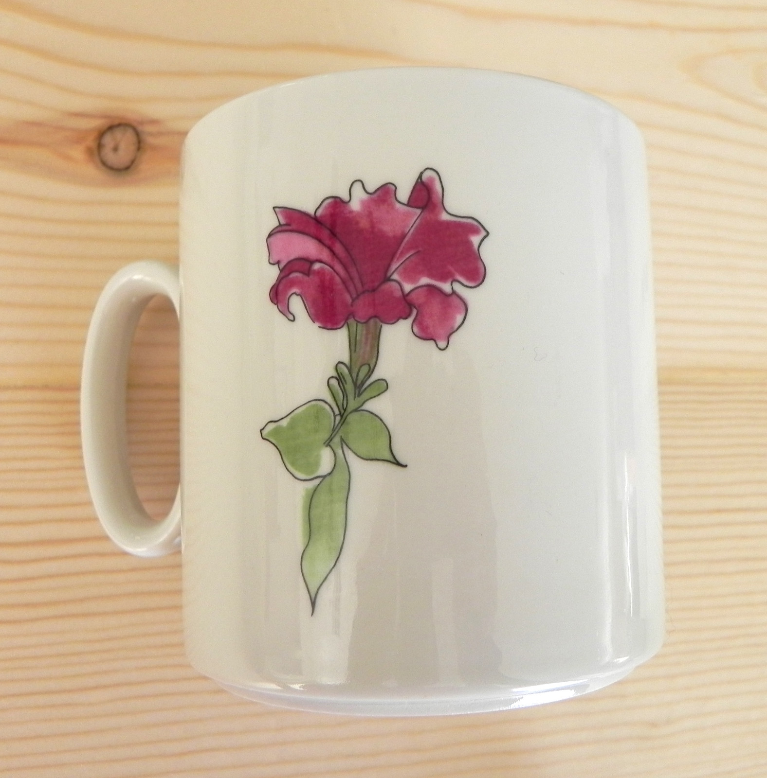 Villeroy & Boch Coffee Mug Gladiola/Daffodie/Petunia Made in Luxembourg