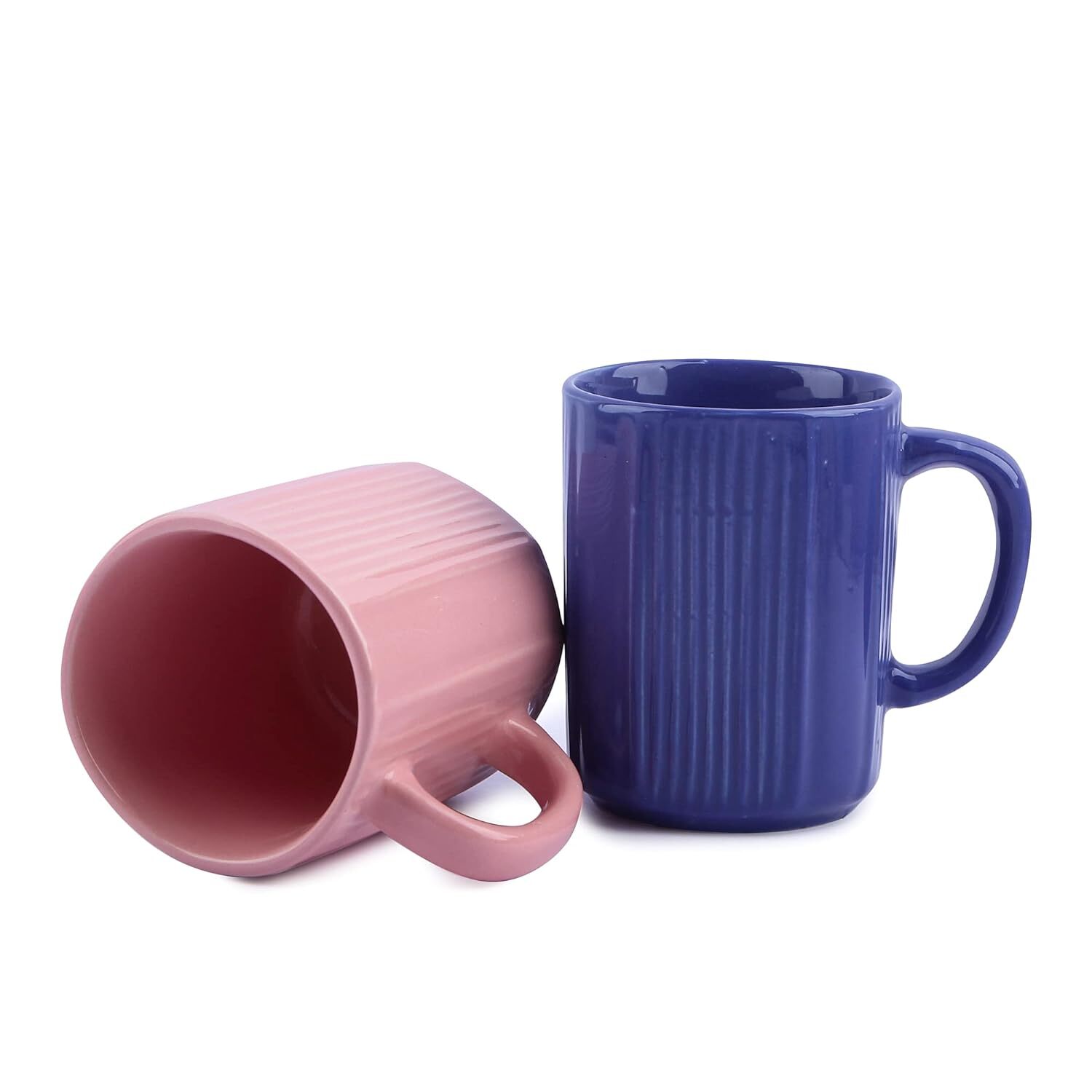 Ceramic Coffee Mug Set of 6 350ml Handcrafted Design Tea Cups Set of 6 US