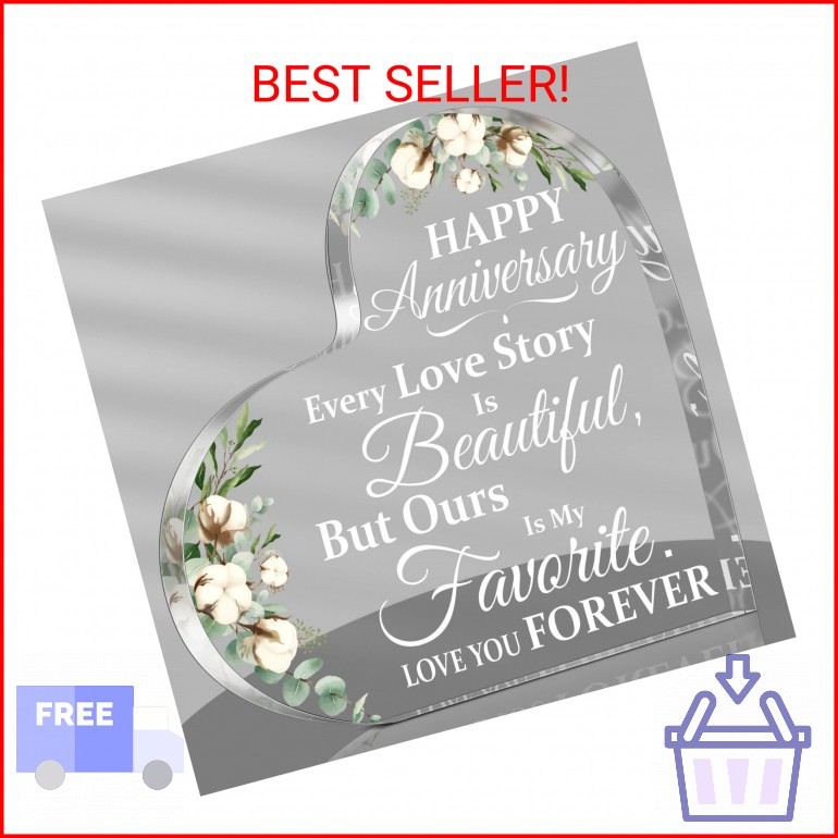 Wedding Gift for Her Years of Marriage Gift Happy Anniversary Present for Woman