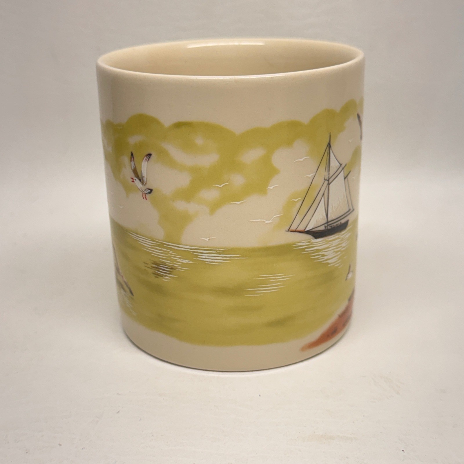 Unbranded Lighthouse Nautical Mug Unisex OS Cream Coastal Beach House Maritime