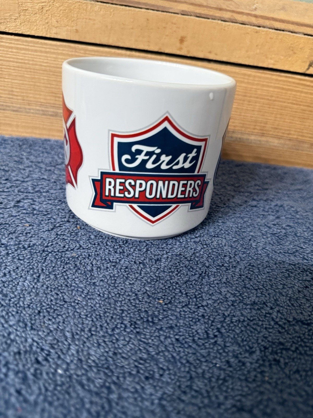 EMT,Firefighter, &Police Coffee Mug. Firefighter Maltese Symbol.