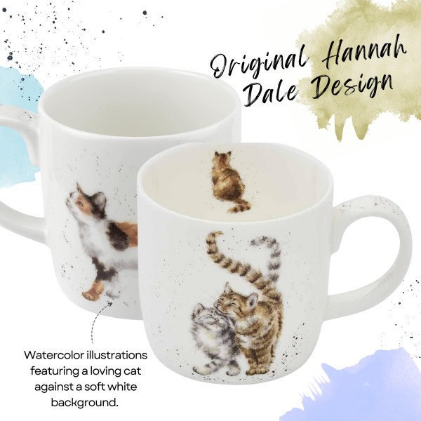 Royal Worcester Wrendale Designs 14 oz Mug – Feline Fine