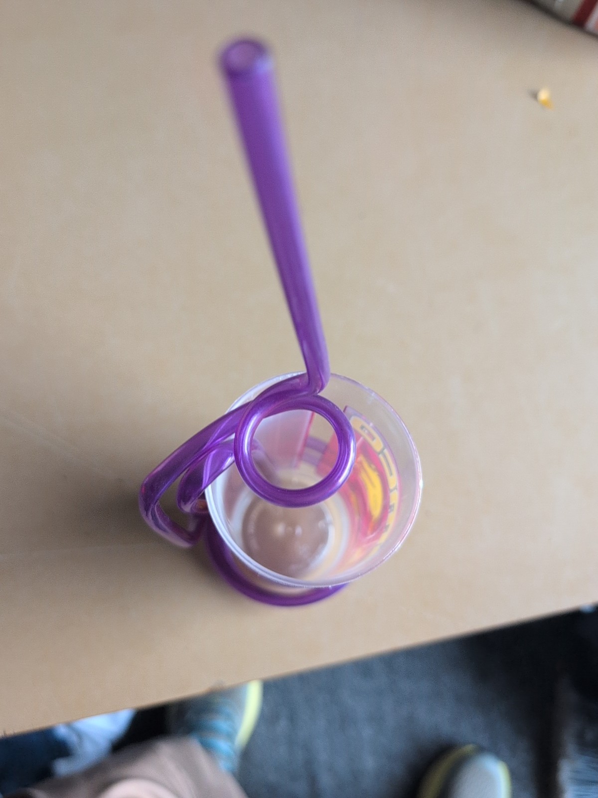 Vintage Pac Man Namco Drinking Cup With Crazy Straw Excellent Condition RARE CUP