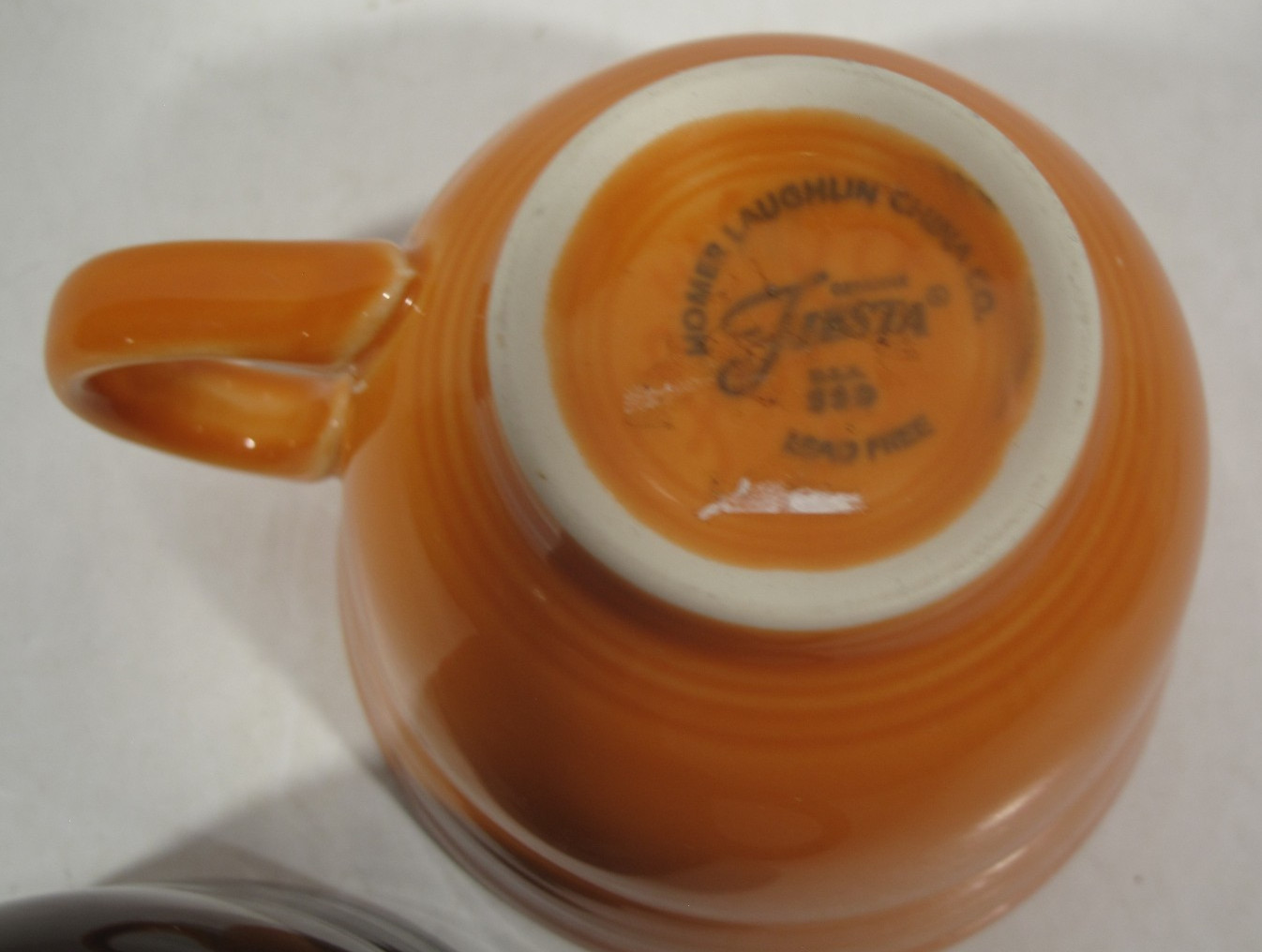 Lot of 6 FIESTAWare Coffee Cocoa Tea Cups Mugs Lead Free Multicolor Earth Colors