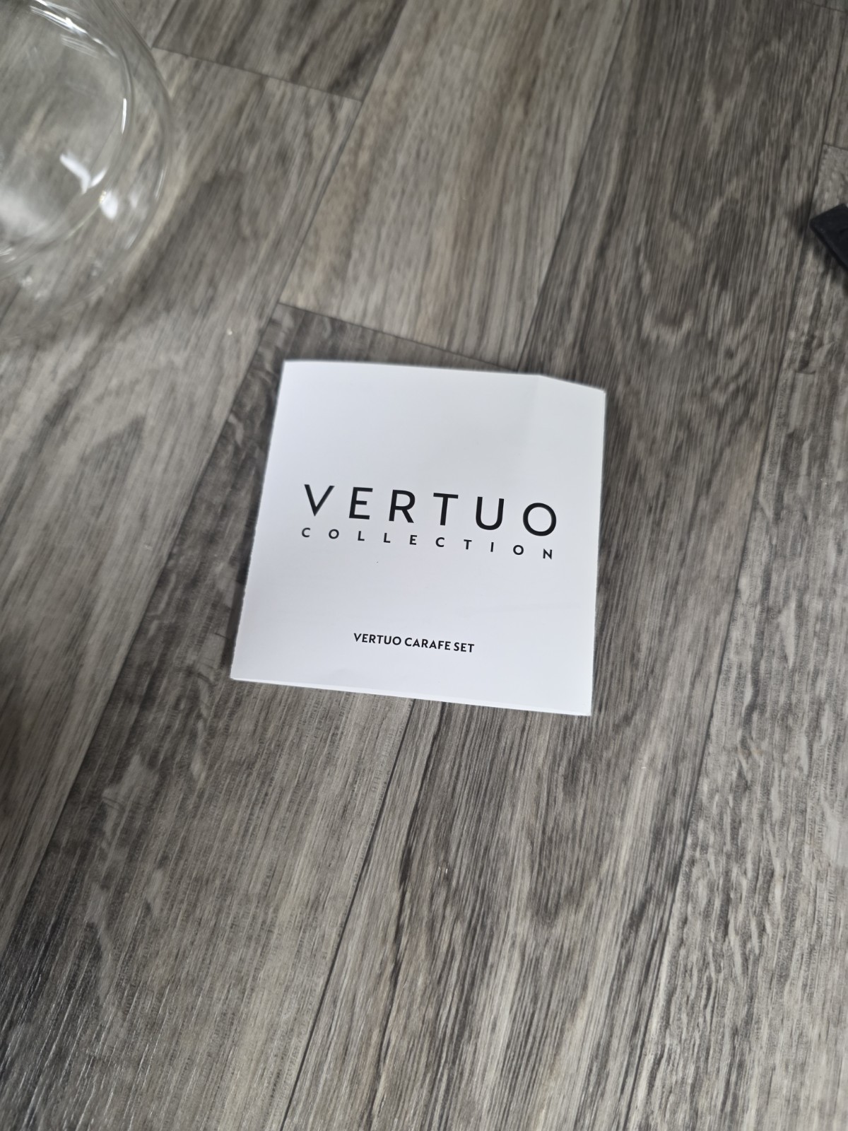 Nespresso Vertuo Coffee Carafe Konstantin Grcic Glass Black