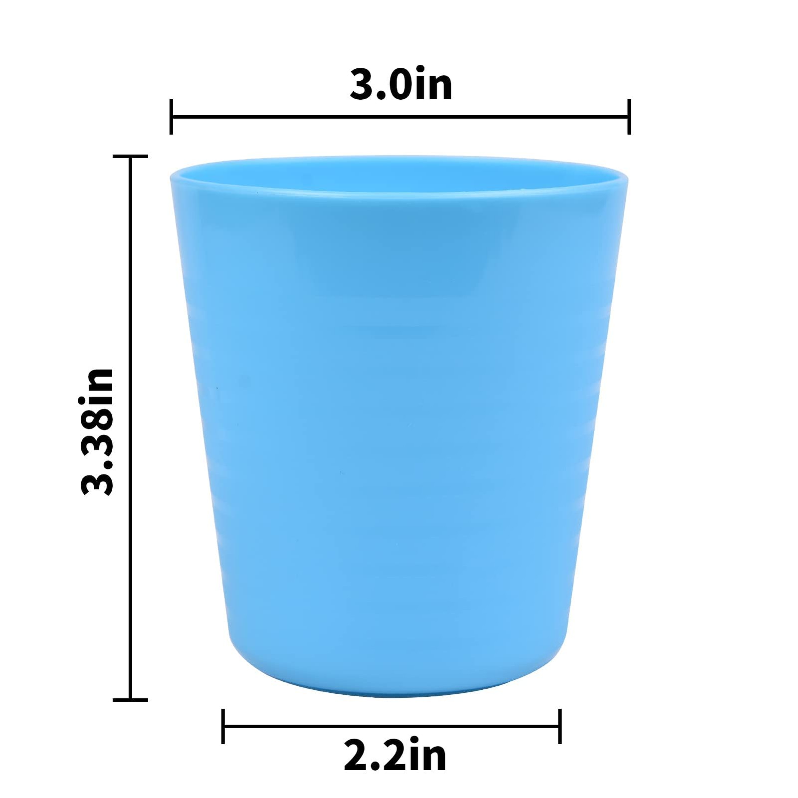 Ecofriendly Unbreakable BPA Free Dishwasher Safe Plastic Drinking Cups for ki…