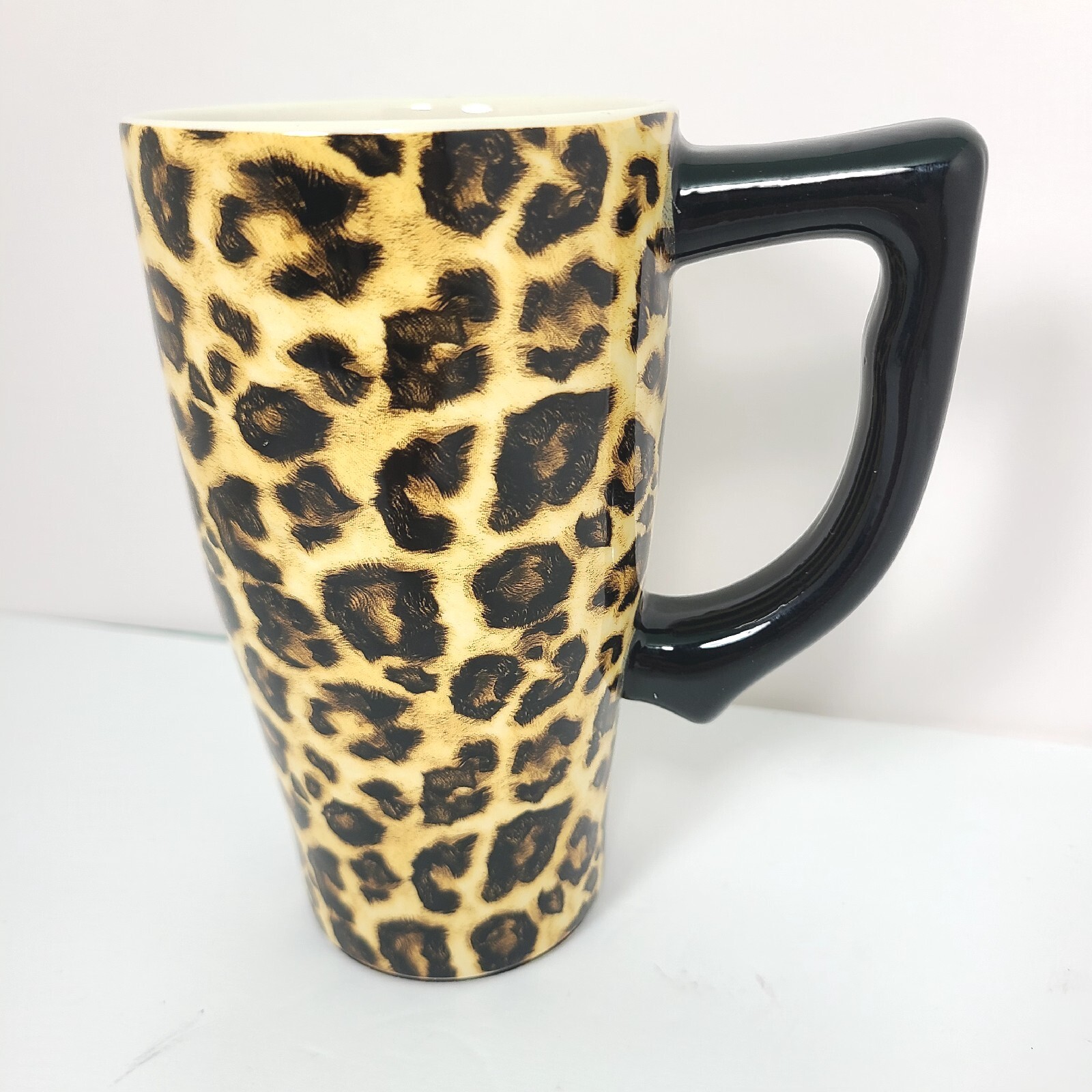 Spoontiques Coffee Mug Animal Print Spotted Cat Leopard Cheetah Novelty