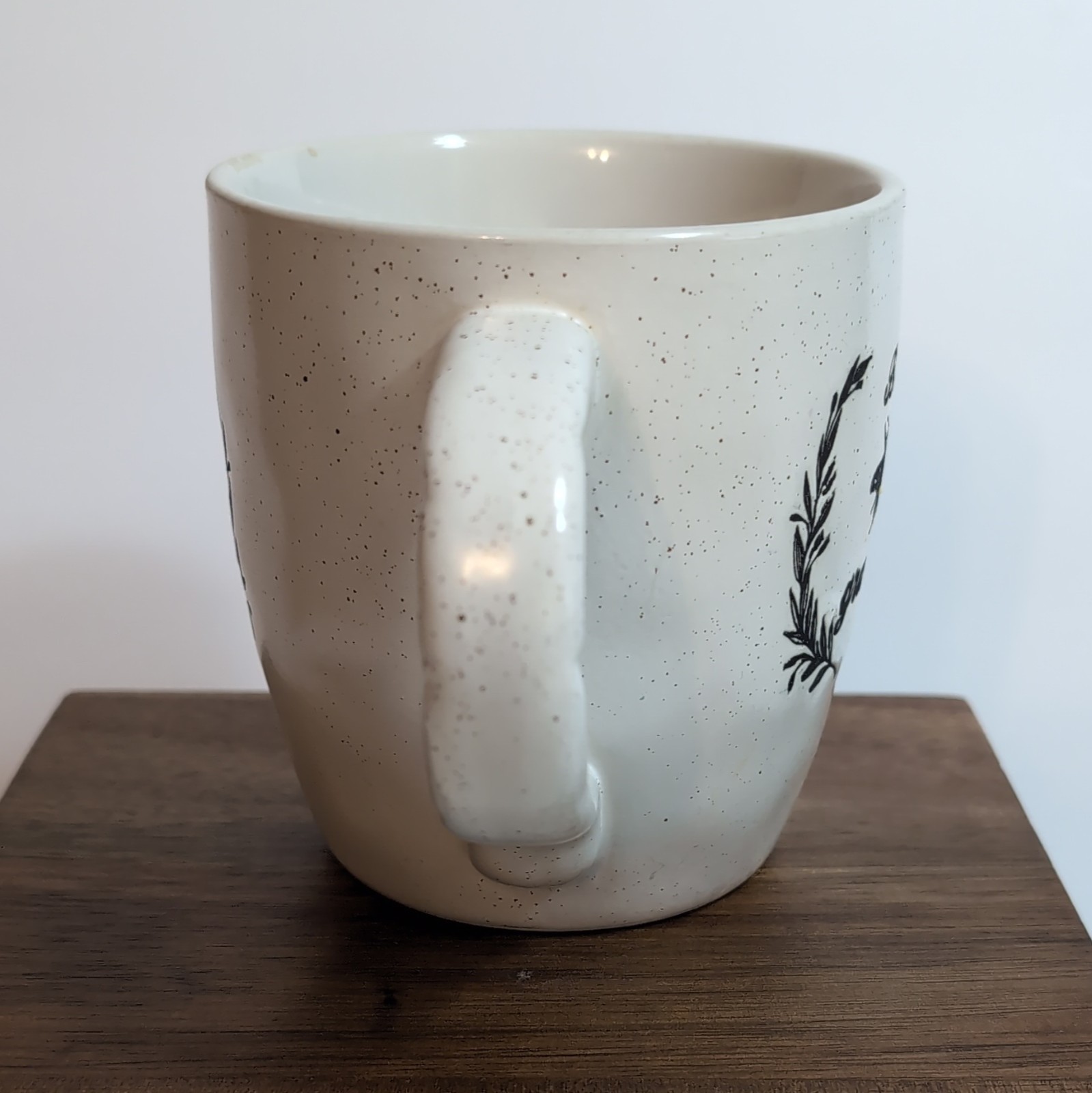 The Speckle Collection Bee Grateful Ceramic Coffee Mug 16 fl oz Speckled