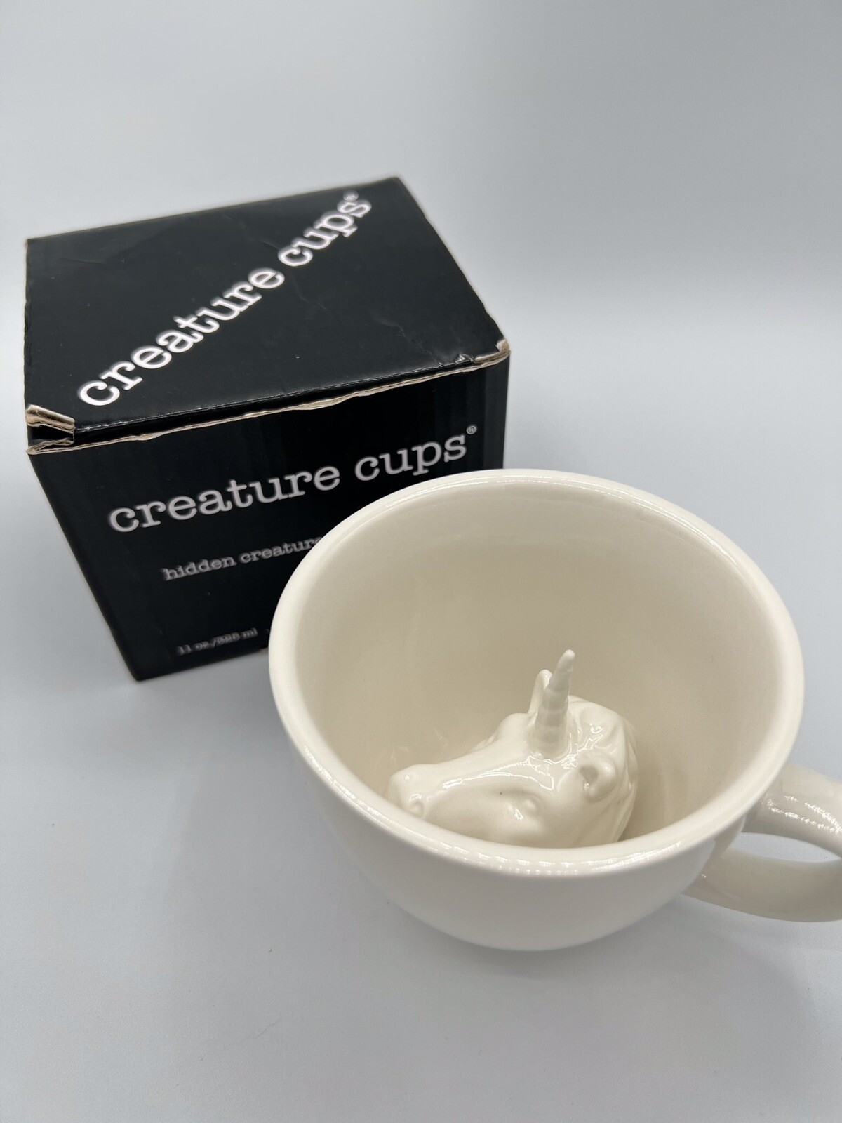 Creature Cups Brand Hidden Creatures Unicorn 11 Oz Coffee Tea Mug NIB