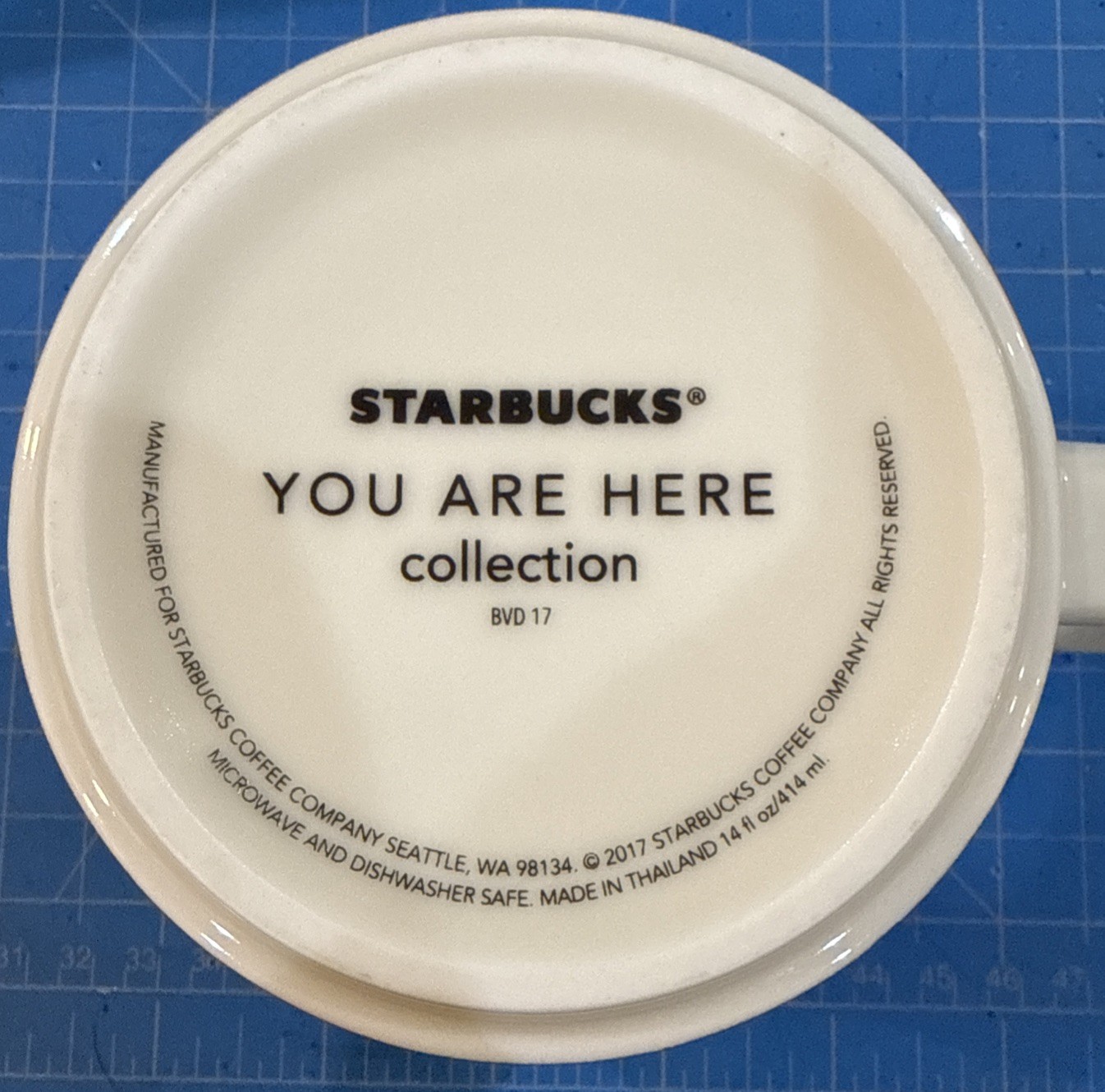 Starbucks You are Here Japan Mt Fuji Sakura Coffee City Mug 14Oz Daruma
