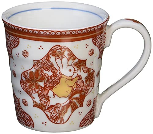 Japanese Peter Rabbit Mug Cup 250ml Kutani Ware Porcelain Made in Japan PR2141