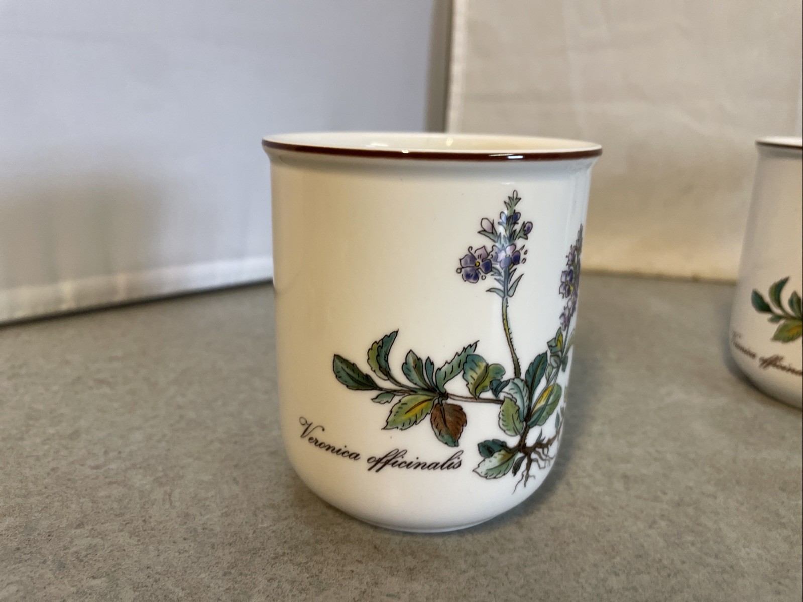 Villeroy & Boch Botanica Mug Coffee Tea Veronica Officialis Set of 3 Luxembourg