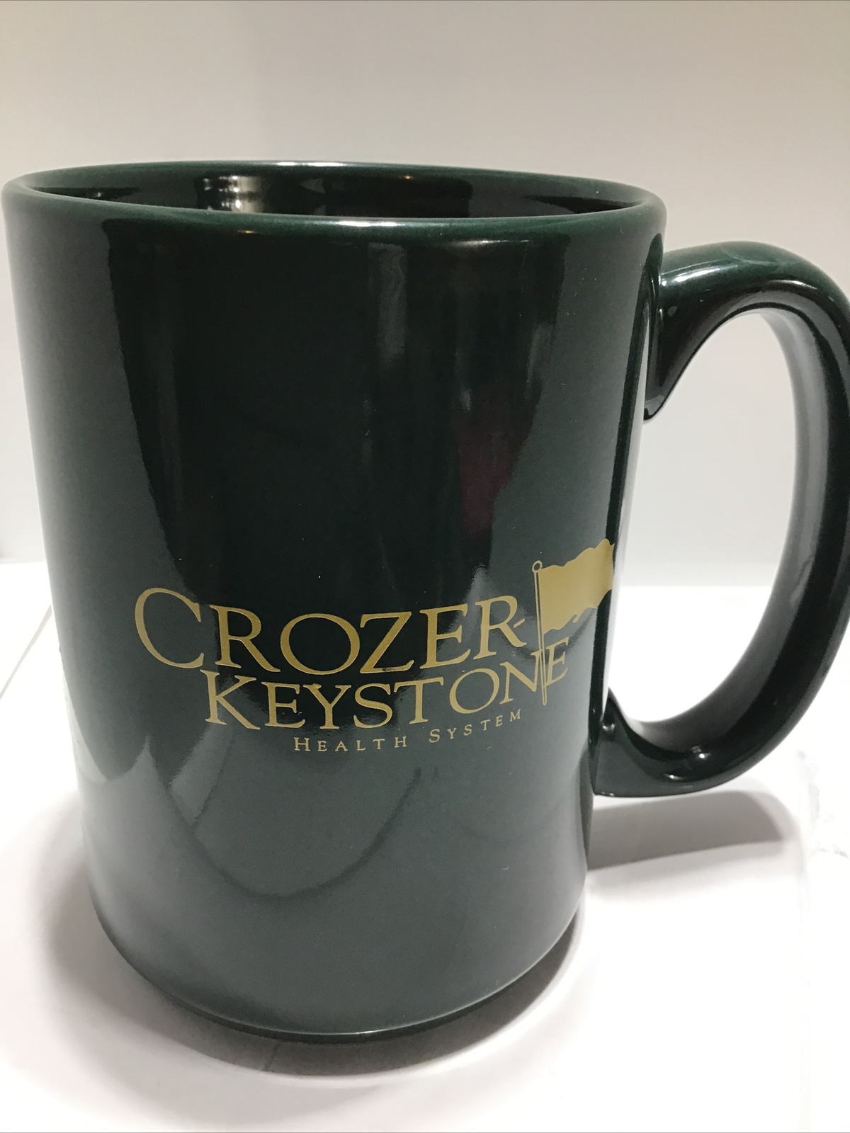CROZER KEYSTONE COFFEE MUG. HEALTH SYSTEM MUG. Art Deco Print Mug. B207
