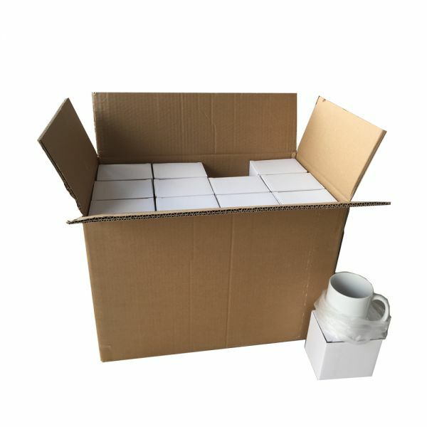 36PCS* 11OZ ORCA Coating Blank White Mug Grade AA for Sublimation Printing+Box