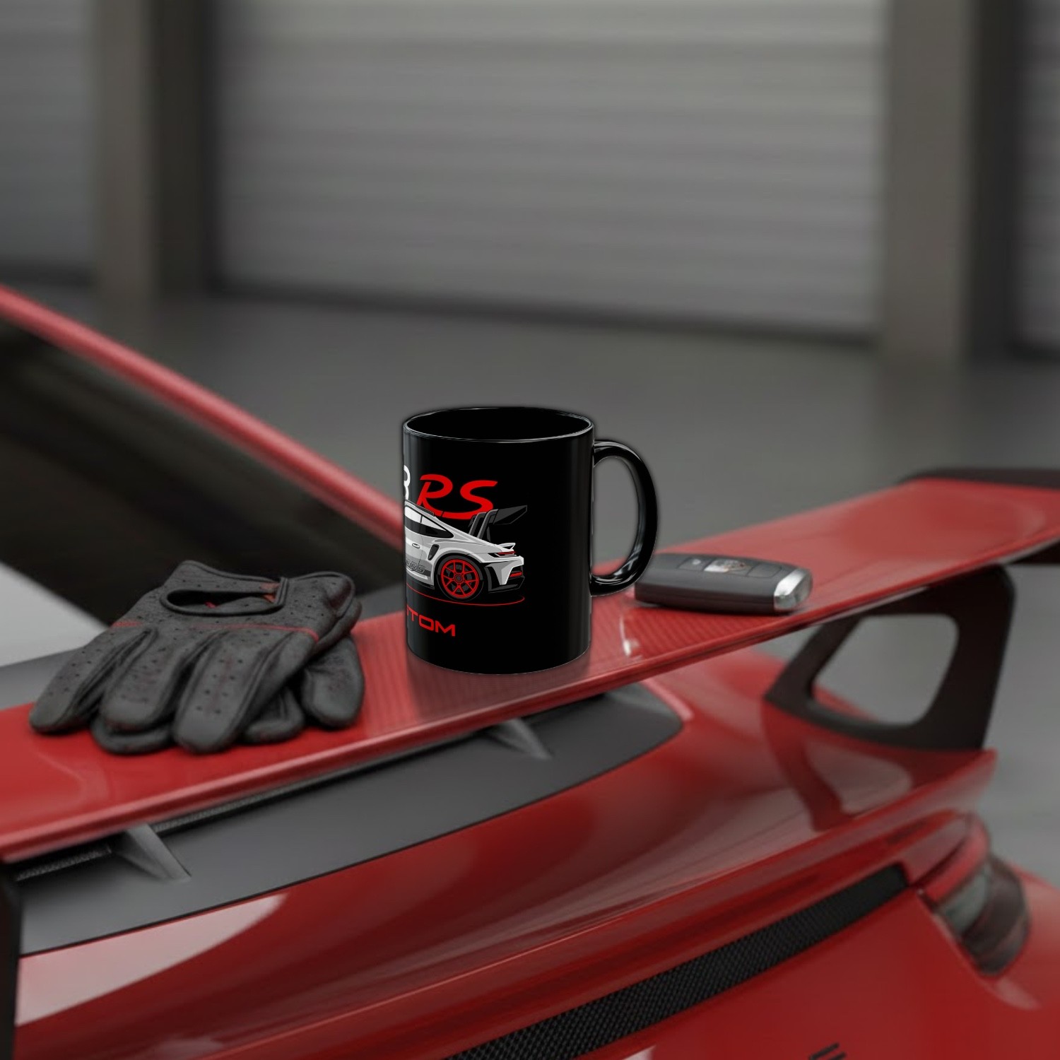 GT3 RS Track Monster Custom Mug Gift, Personalized Nurbugring King Track Car