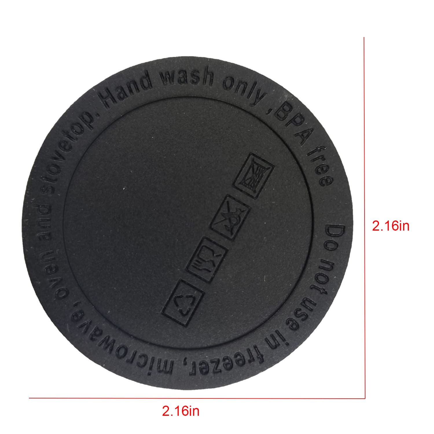 20pcs Rubber Bottoms for Sublimation Tumbler, Protective Non-Slip Silicone Bo…