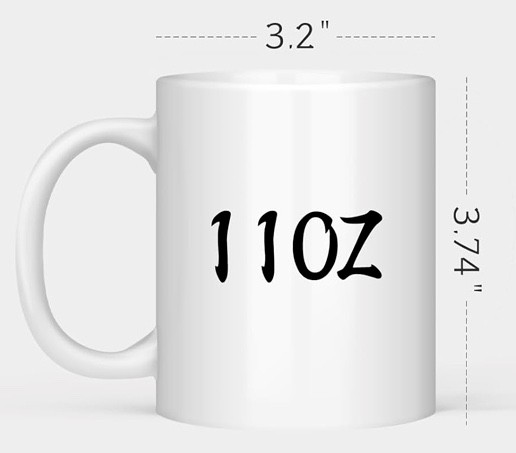 Tattoo 11 OZ Coffee Cup, excellent for a gift.