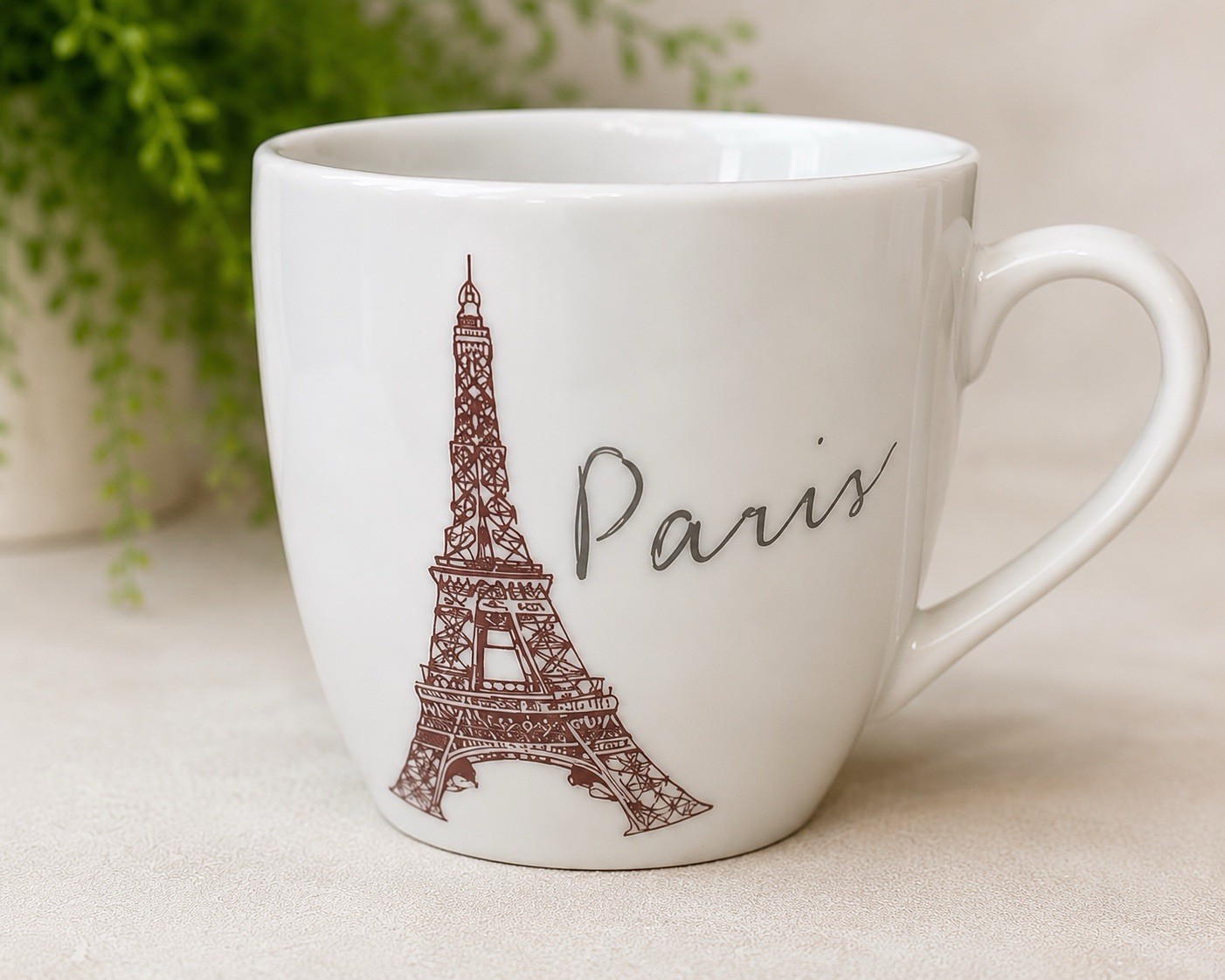 Sur La Table Eiffel Tower Paris France Tea Espresso Coffee Cup ~ Set Of 4