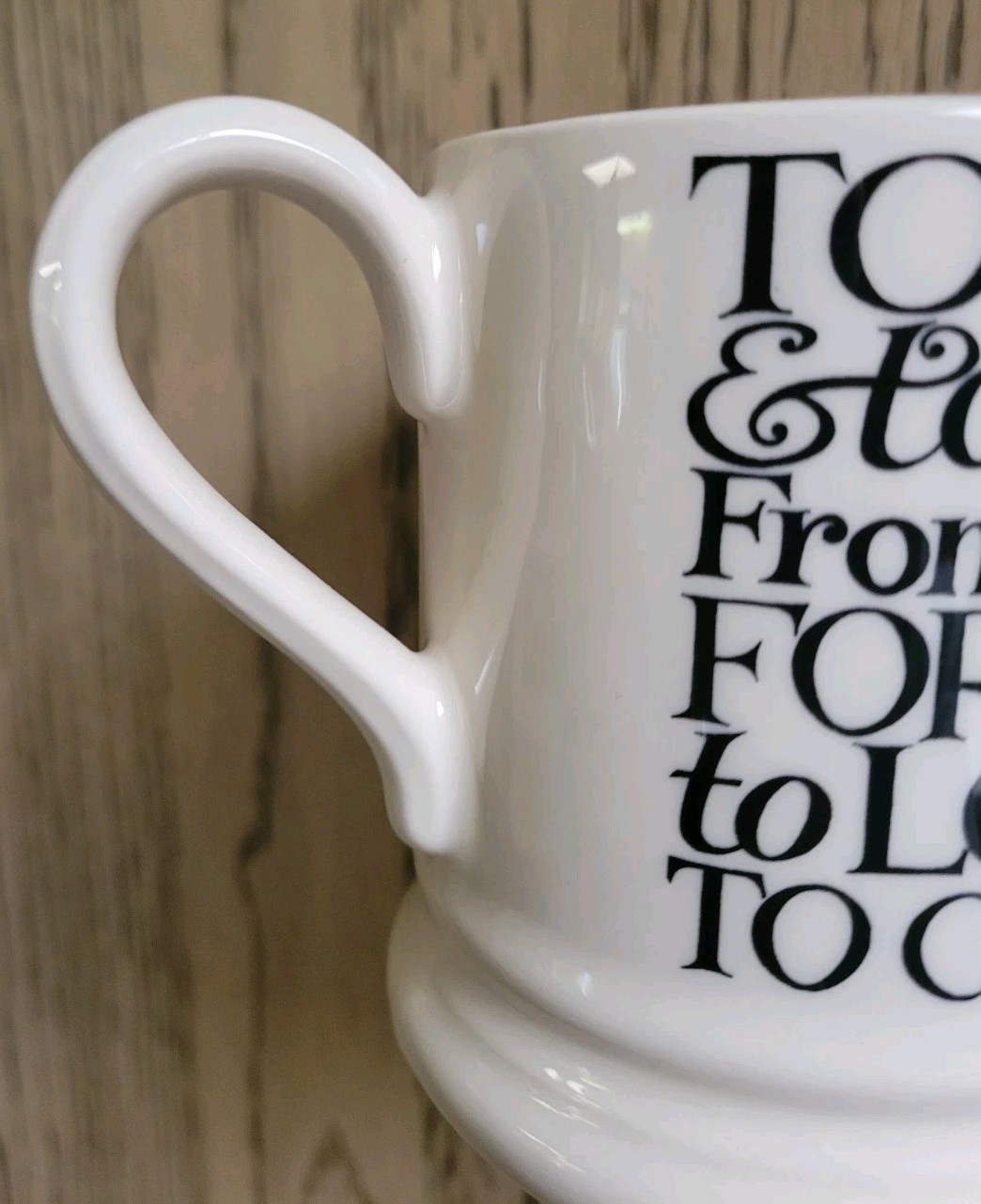 Emma Bridgewater 1/2 Pint “MR” Mug TO HAVE & TO HOLD Groom Wedding Married FLAW
