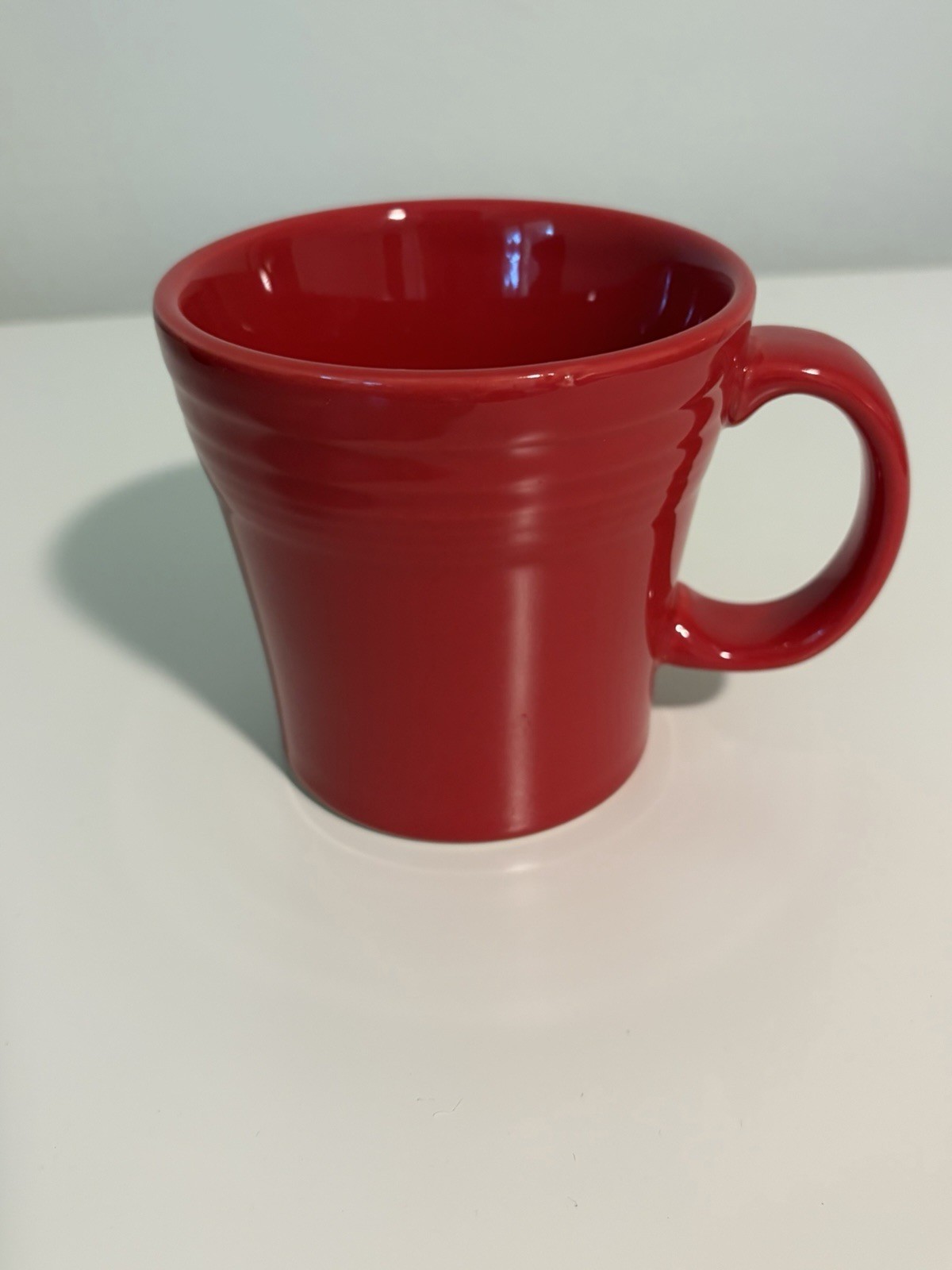 Fiestaware Scarlet Red Tapered Mug w/ D Ring Handle