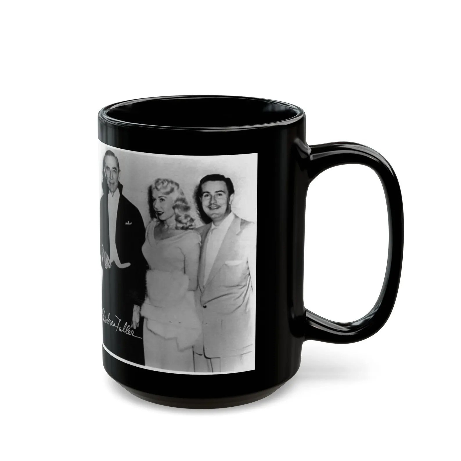 Bela and Ed Wood Dolores Fuller Black Coffee Mug 11oz