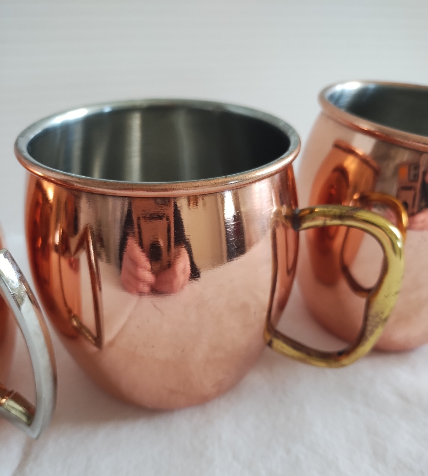 Moscow Mule Copper And Stainless Steel Coffee Mug Cup 18 Oz