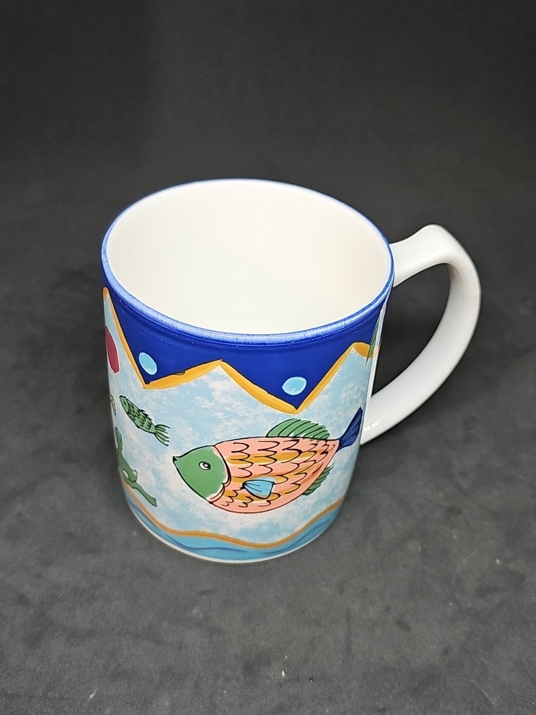 Mikasa Fashion Plate Ocean Collage 12 oz Porcelain Coffee Mug / Cup – DX102