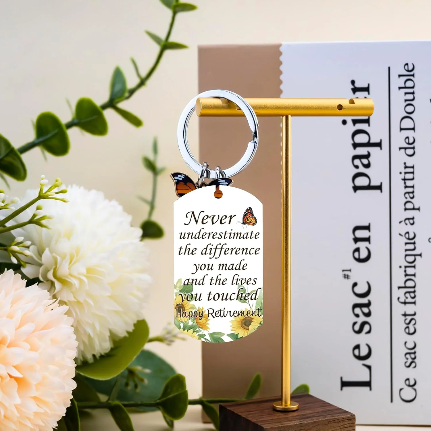 Retirement Gifts for Women Happy Retirement Keychain 2026 Farewell Gifts for Cow