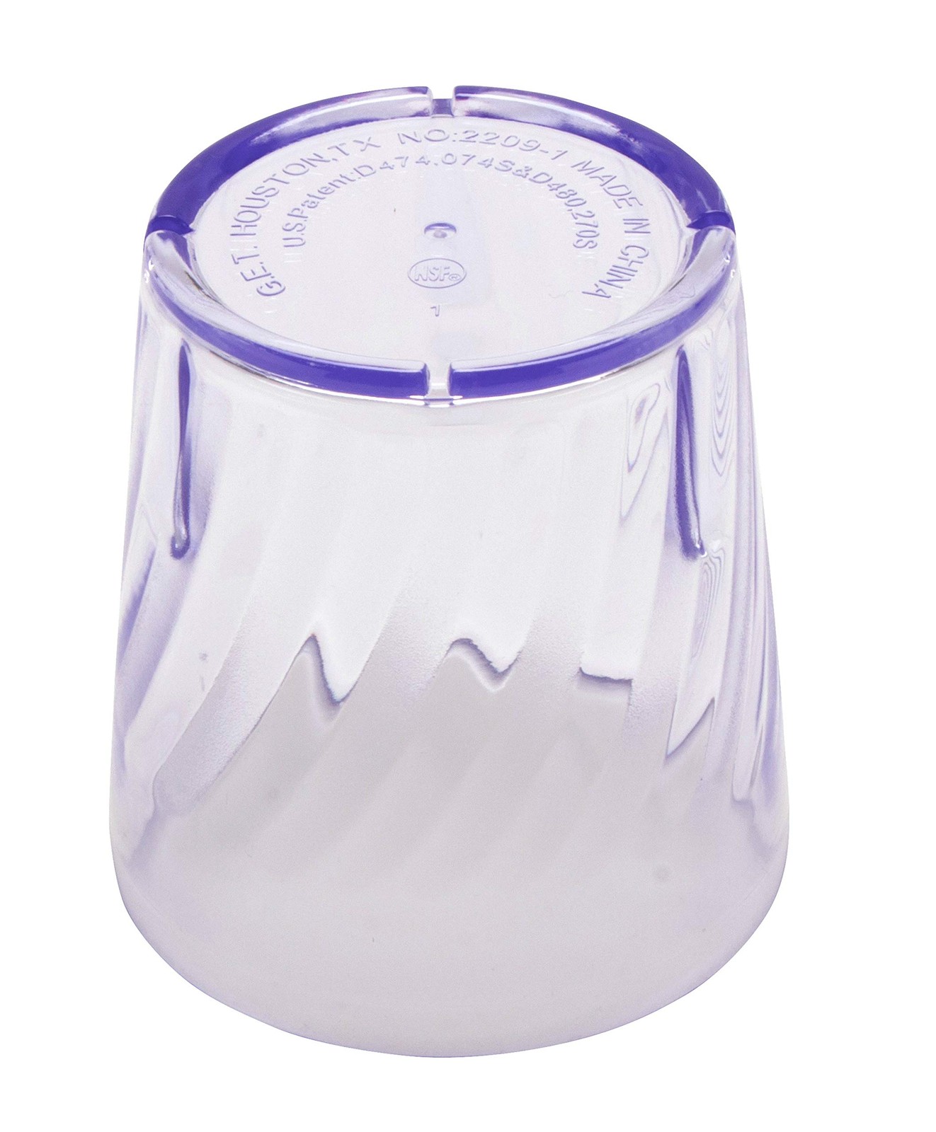G.E.T. 2209-1-BL Tahiti Shatterproof BPA-Free Plastic Tumblers, 9 Ounce, Blue…