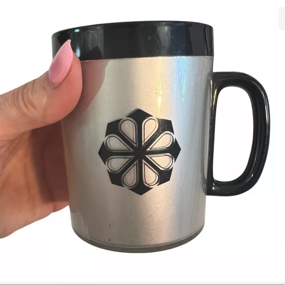 WEST BEND MCM Ice Bucket Carafe Mugs 6 Pc Set Silver Black Starburst The Jetsons