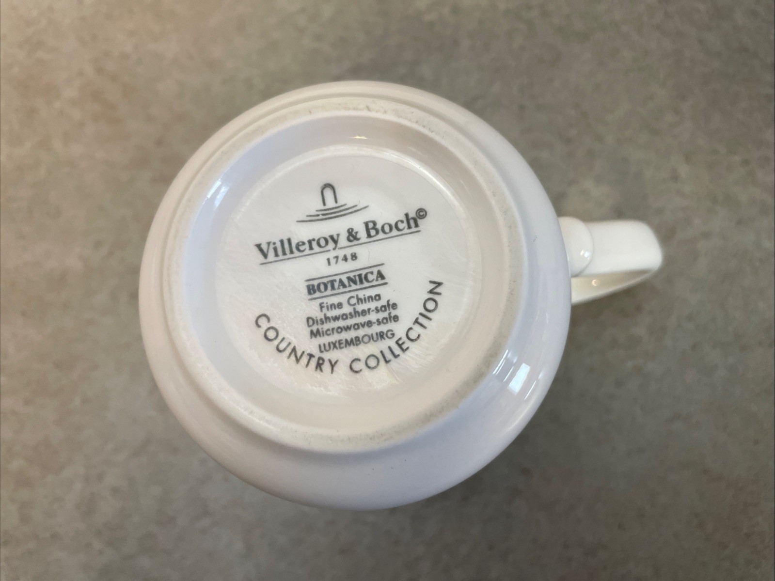 Villeroy & Boch Botanica Mug Coffee Tea Veronica Officialis Set of 2 Luxembourg