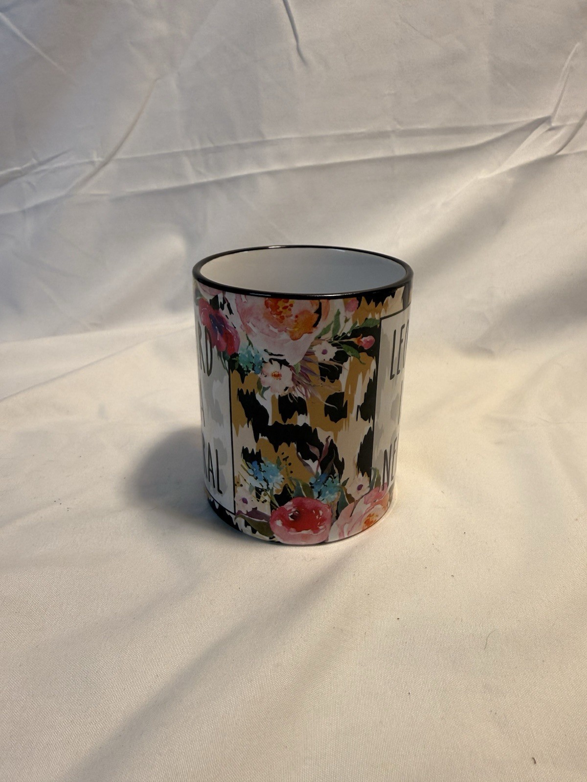 Leopard Is A Neutral Coffee Cup Floral
