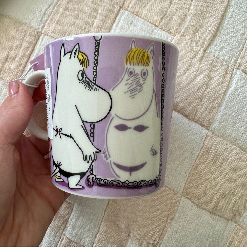 NWT Arabia Moomin Purple Mug, From Finland
