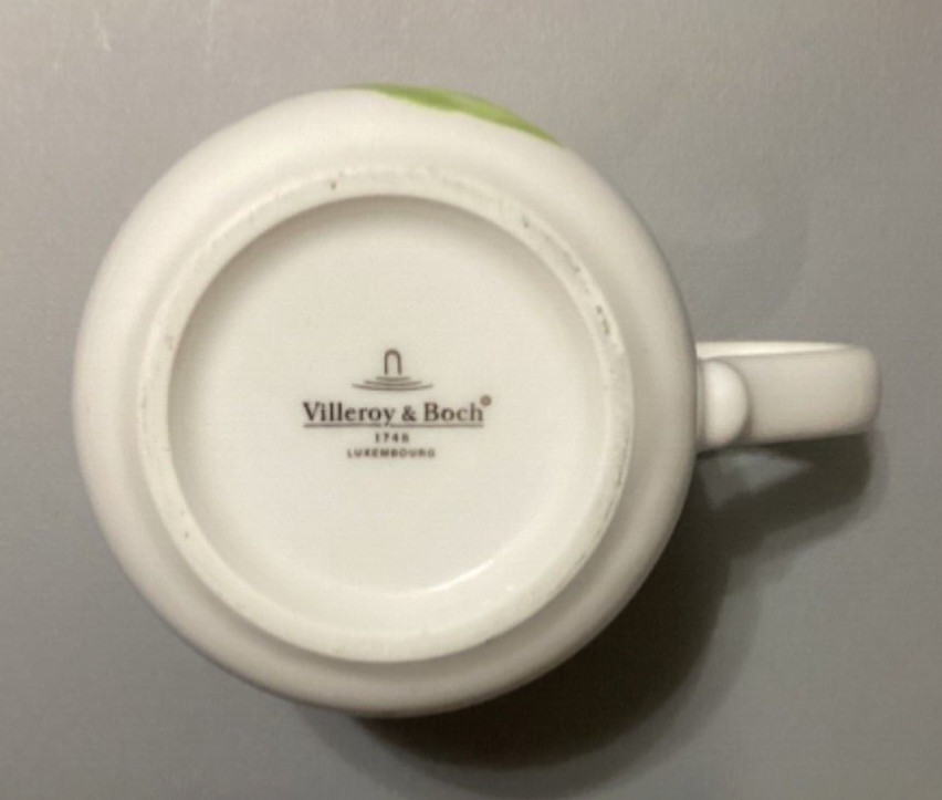 Villeroy & Boch Luxembourg Simple Floral White Porcelain Mug