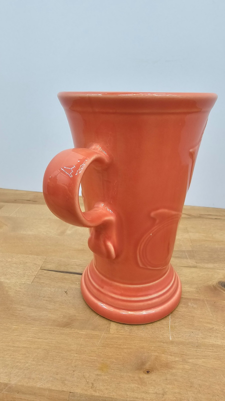 Homer Laughlin Fiesta Fiestaware Persimmon 6″ Pedestal Mug