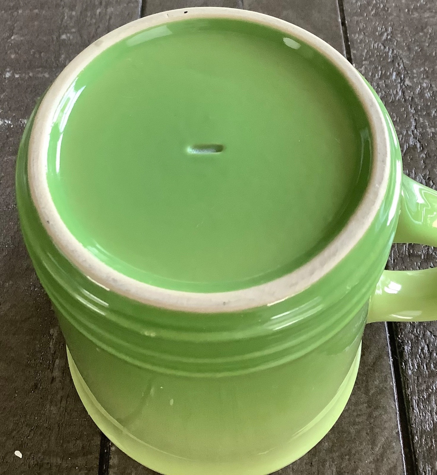 Le Creuset Ombre PALM GREEN Stoneware 14 Ounce Coffee Mug