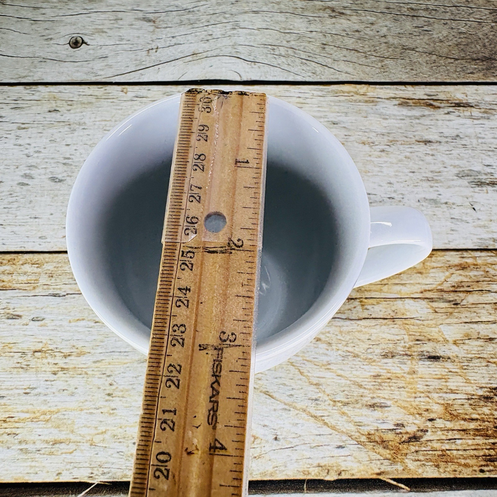 H2K Home To Kitchen MARBLE Design White Gray 14oz Porcelain Cup Mugs Set of 4