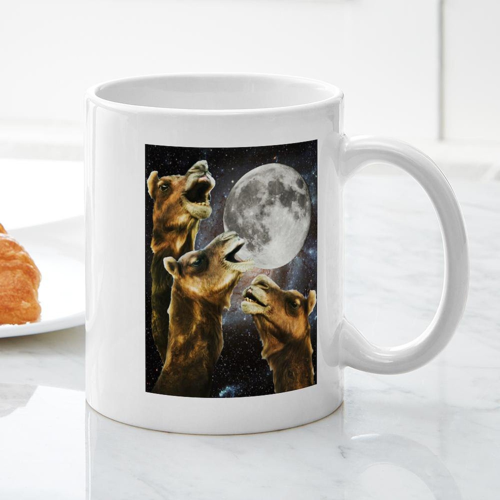 CafePress Three Camel Moon Mug 11 oz Ceramic Mug (732715460)