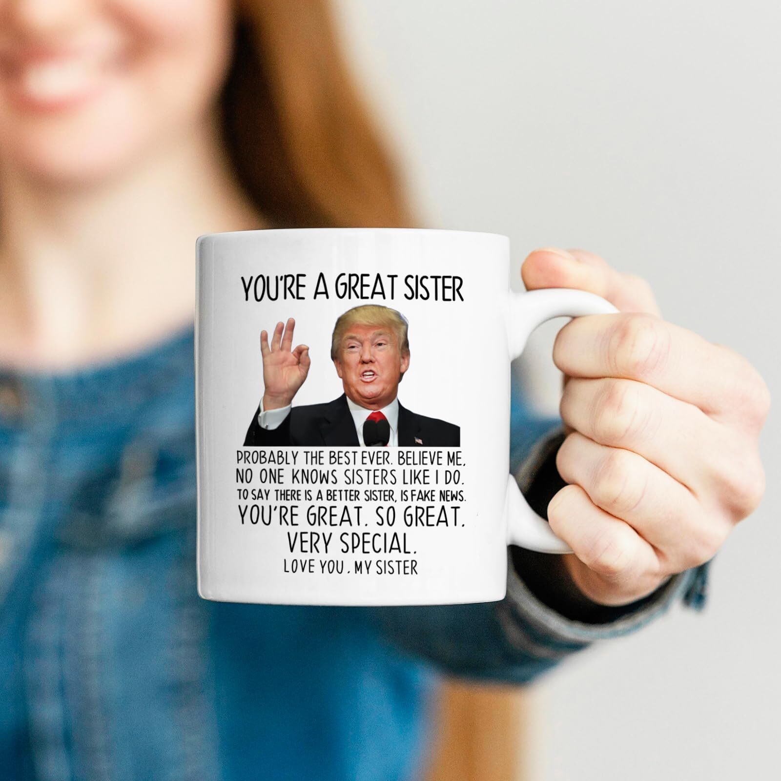 You’re A Great Sister Mug Funny Sister Gifts From Sister Brother Sister Birthday