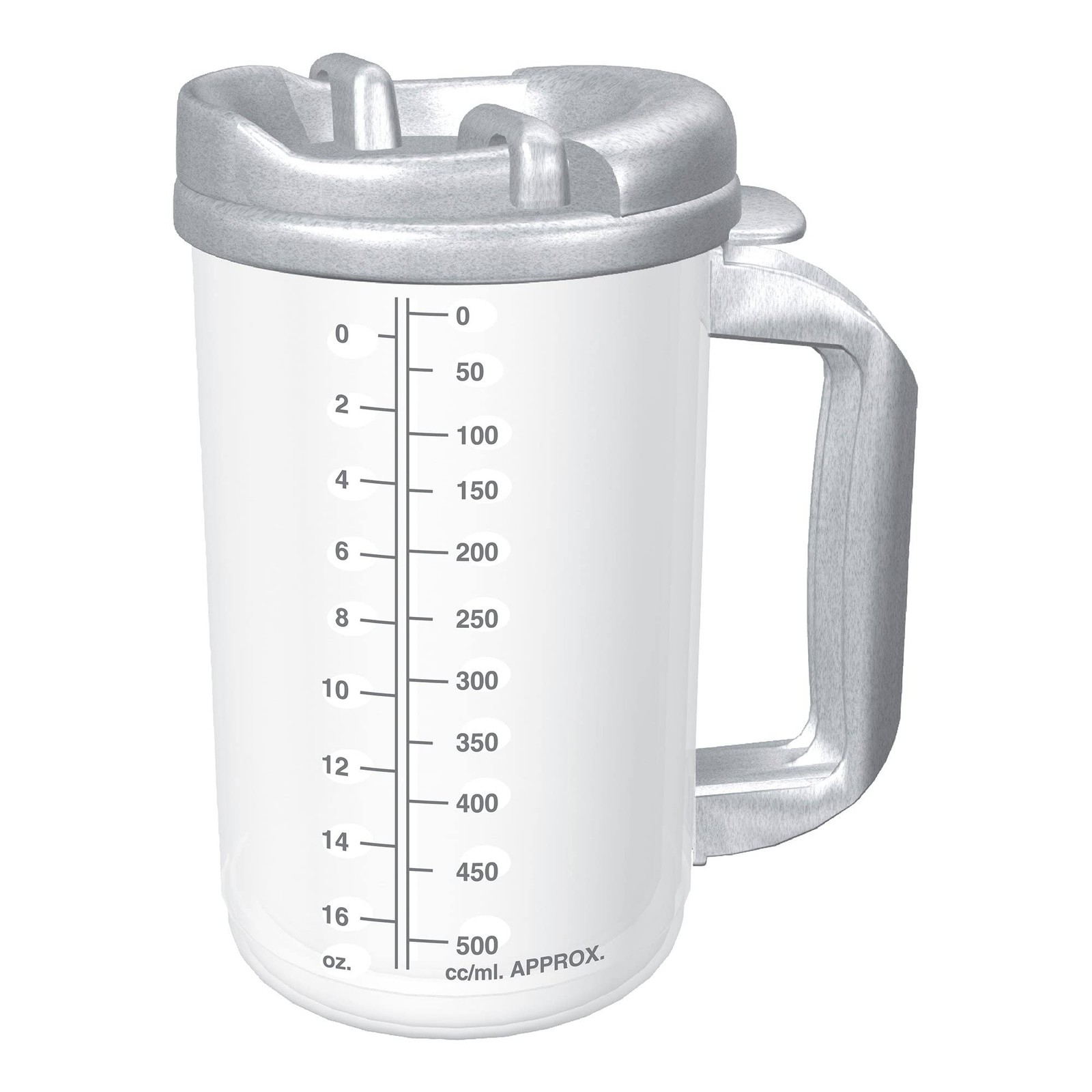 Drinking Mug, 20 oz. Clear Cup/Granite Lid Plastic Reusable, TM-20 – Sold by:…