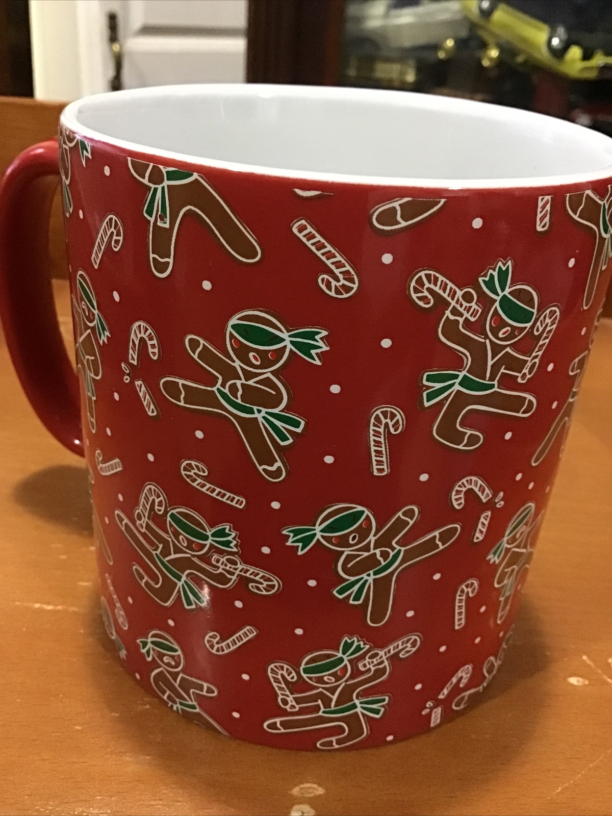 CHRISTMAS COFFEE MUG. MUG. Art Deco Print Mug. B159