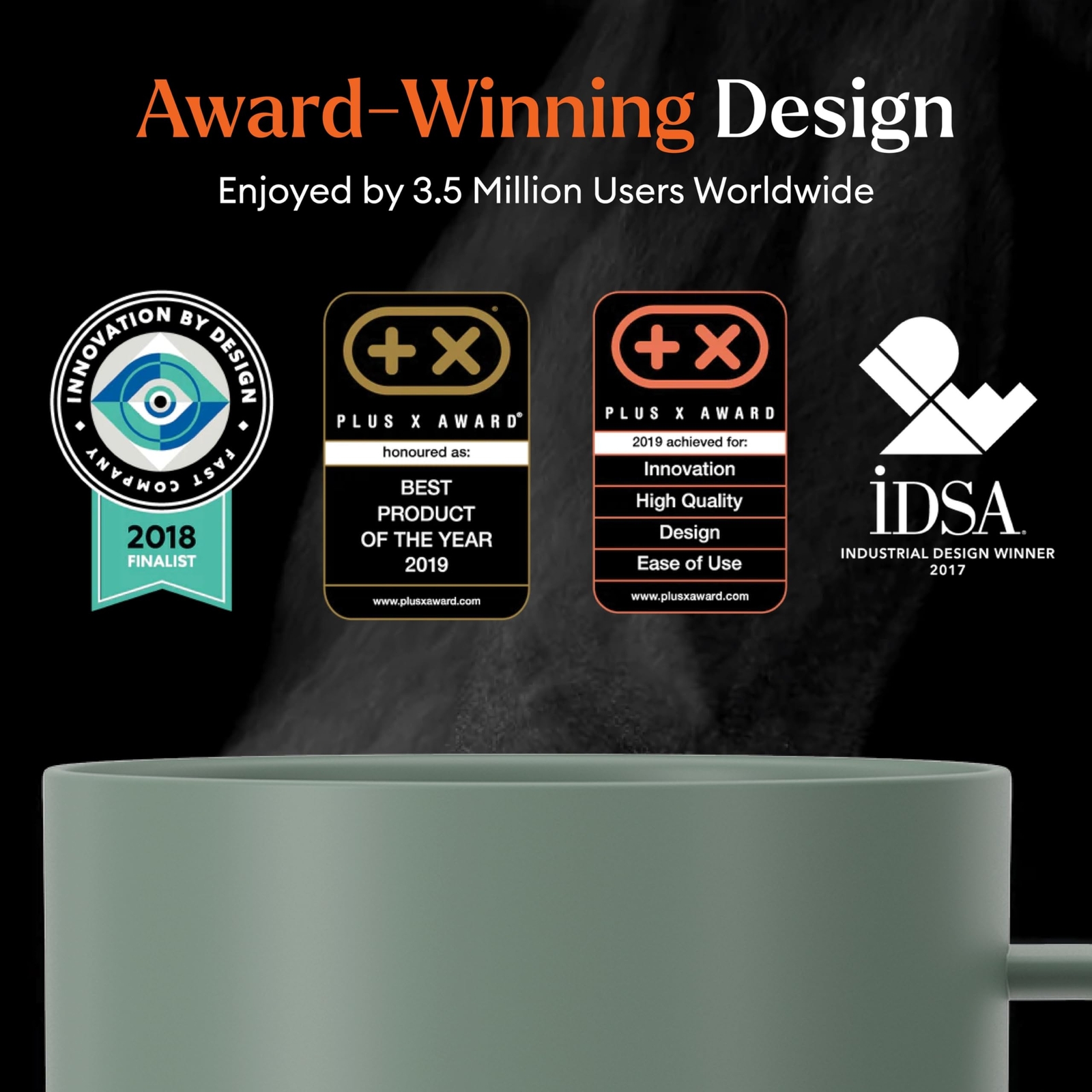 Ember Temperature Control 14oz Smart Mug 2, App Controlled Sage Green