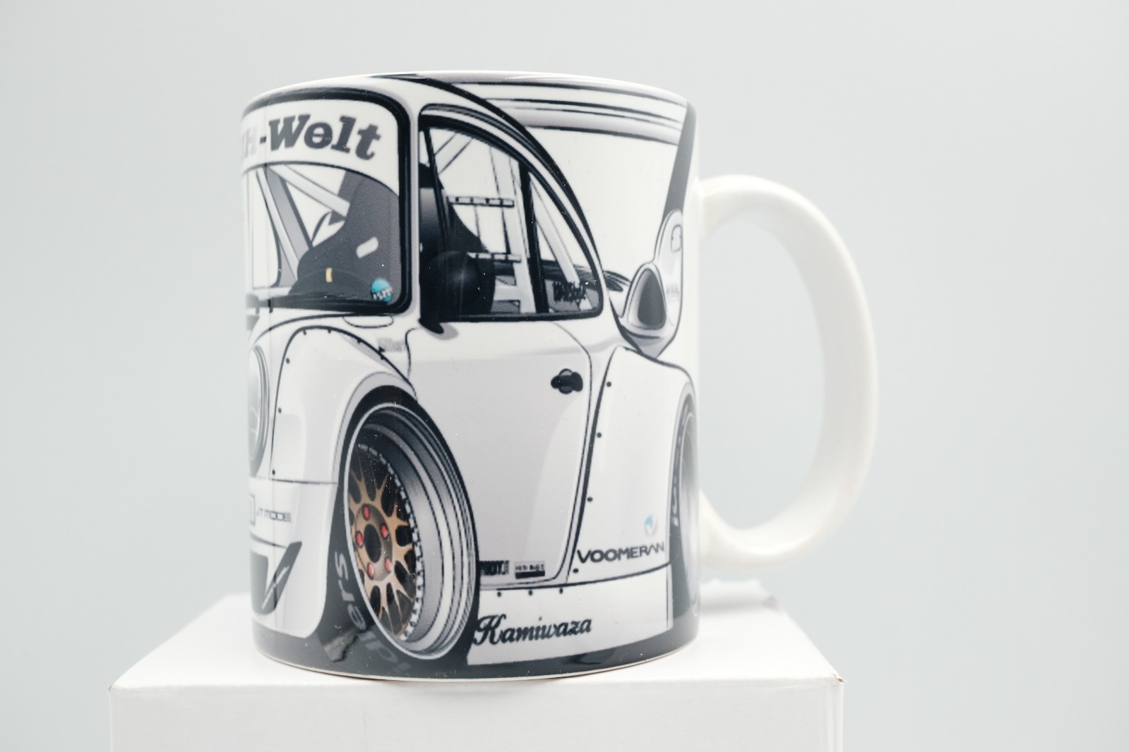 RWB RAUH-Welt Begriff PORSCHE 930 Ceramic Coffee Tea Mug White