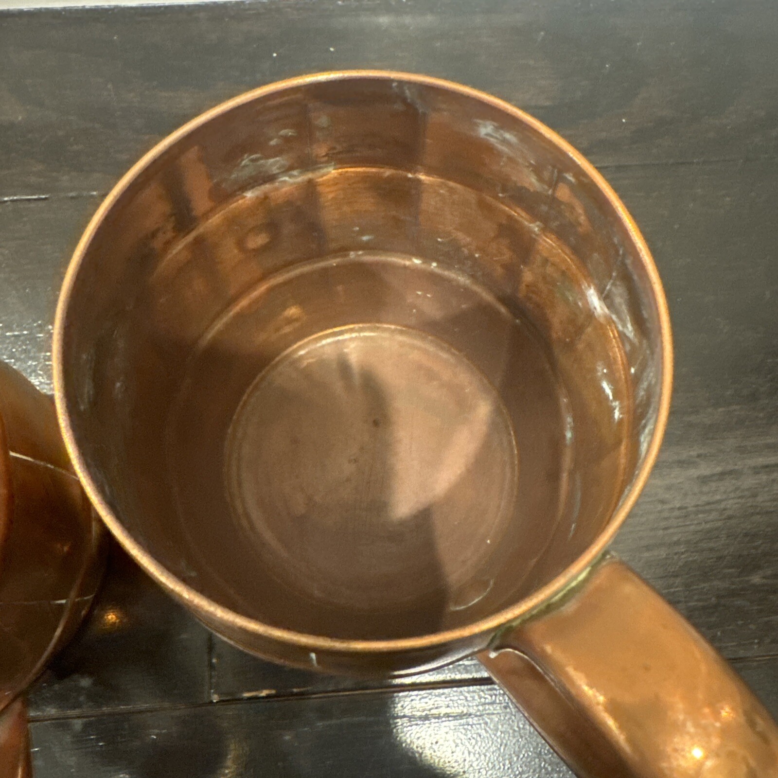 Vintage WEST BEND Solid Copper Mug Barrel Design. Wooden Barrel style Lots Of 2