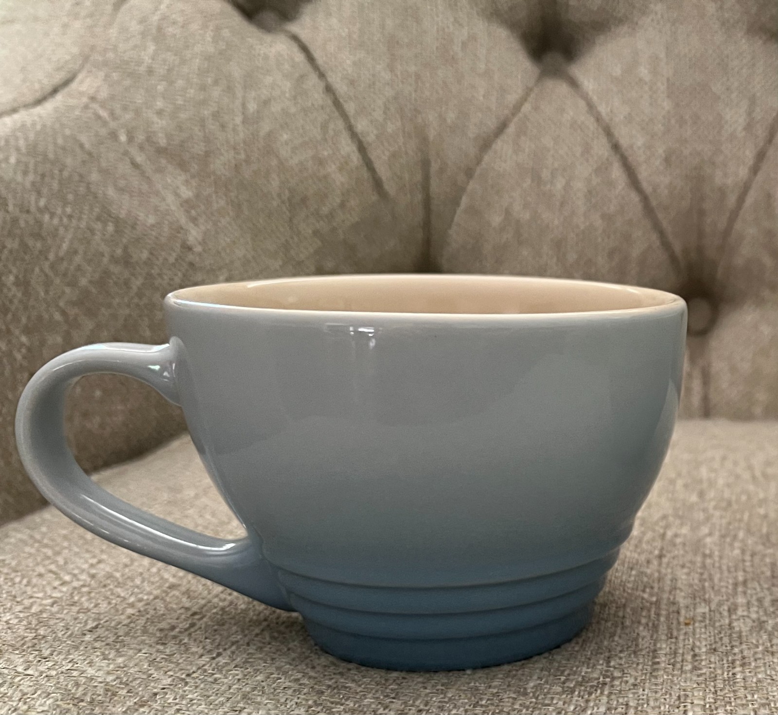 Le Creuset Coastal Blue Giant Cappuccino Mugs 14oz