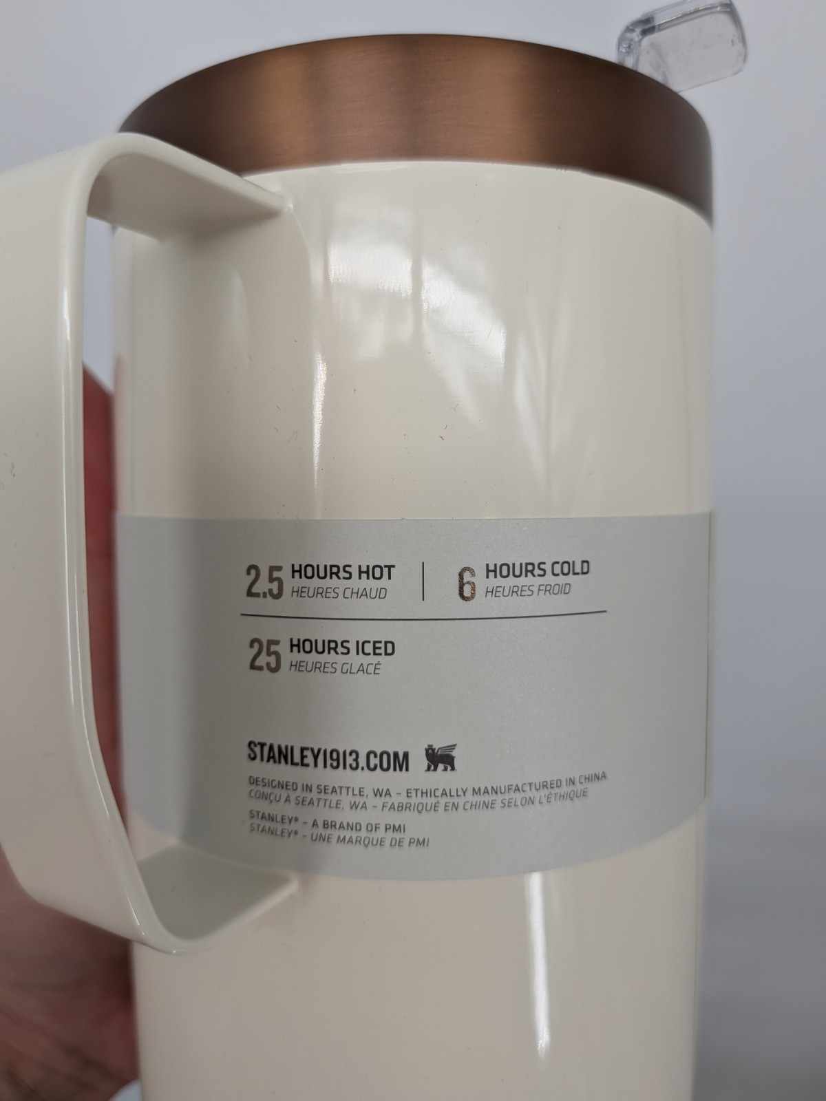 new STANLEY Stay Hot Camp Mug Coffee Gilded Marshmallow ☕ 24 OZ