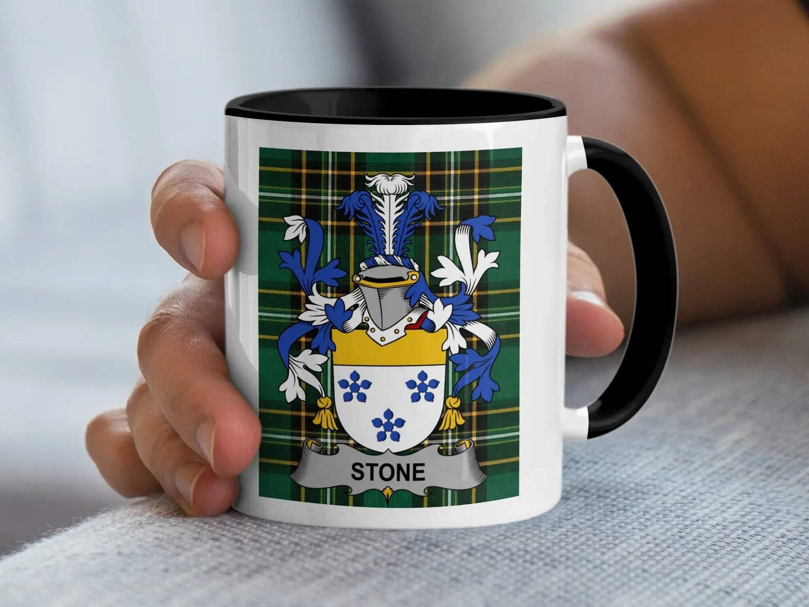 Stone Irish Surname Accent Mug